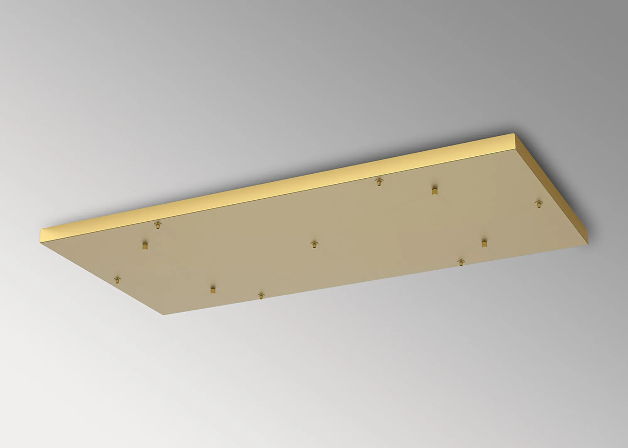 Elsa 7 Hole 940 x 460mm Rectangular Canopy Kit Gold M8268  Mantra Elsa Bespoke